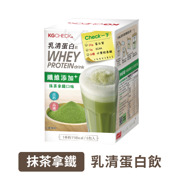 【聯華食品】乳清蛋白飲-抹茶拿鐵口味(6包)