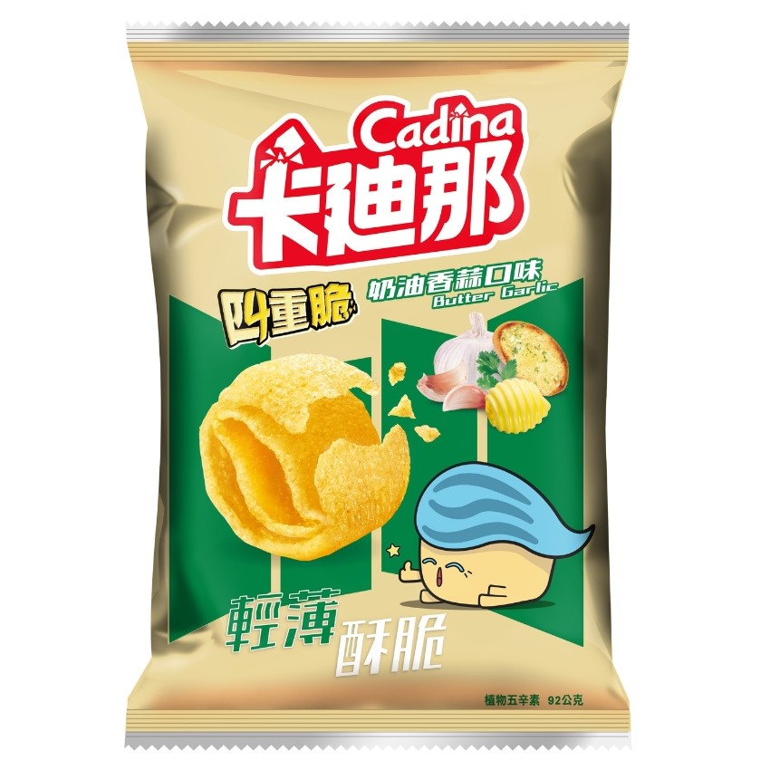 卡廸那-四重脆奶油香蒜口味(92g)