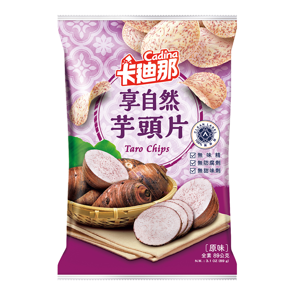 卡迪那-享自然芋頭片原味(89G)