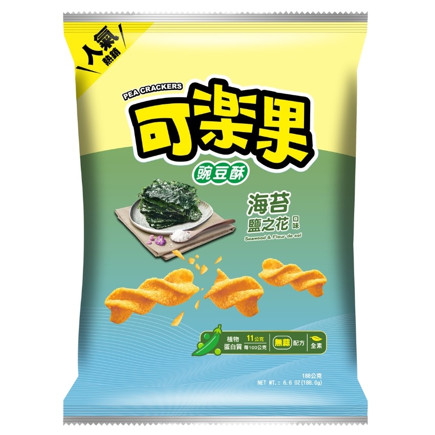 《全素》可樂果-海苔鹽之花口味(188g)