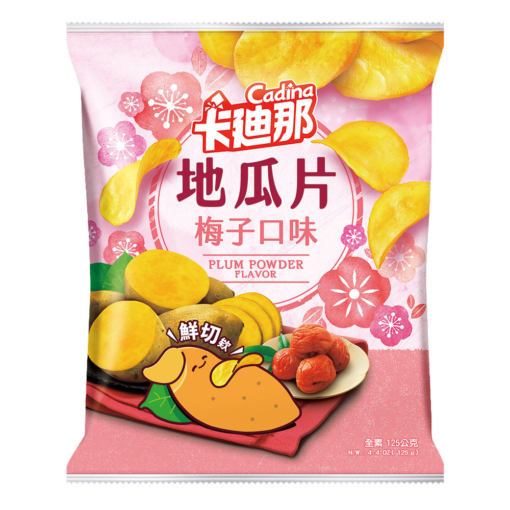 卡廸那-享自然地瓜片梅子口味(125g)