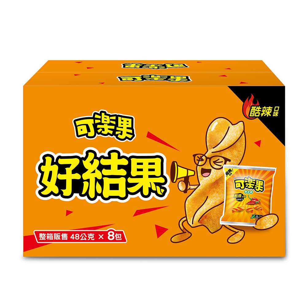 可樂果-酷辣口味拜拜箱(48gX8包)