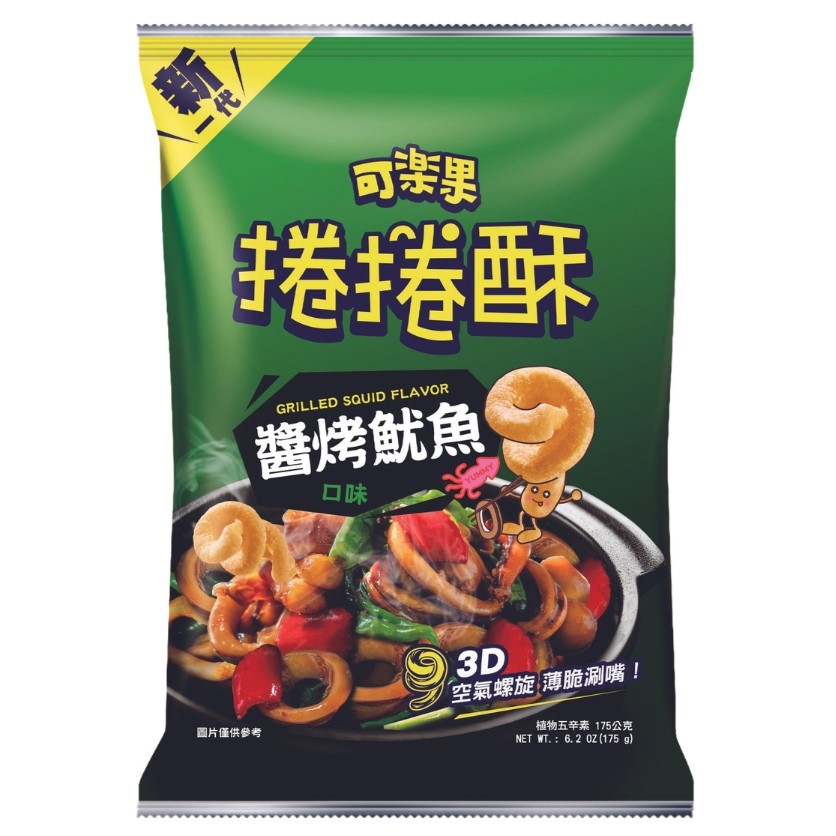 可樂果-捲捲酥醬烤魷魚口味(175g)