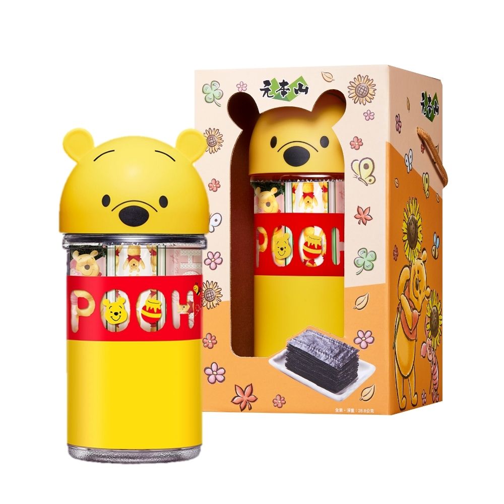 元本山-維尼味付海苔罐禮盒(36束入)