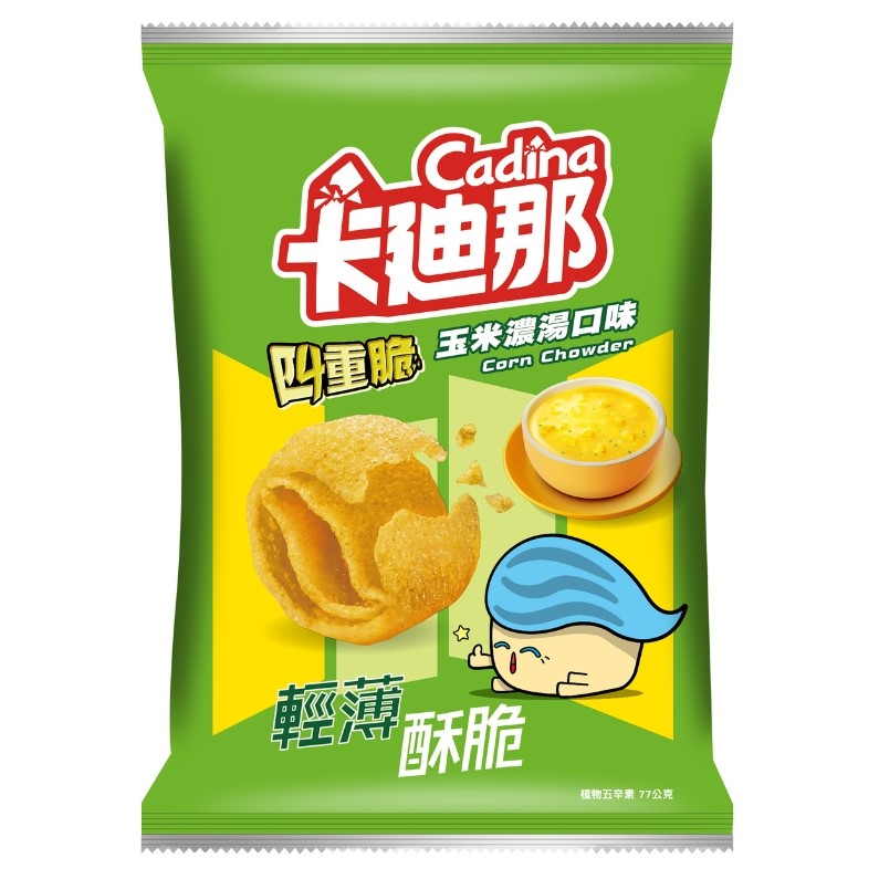 卡廸那-四重脆玉米濃湯口味(77g)