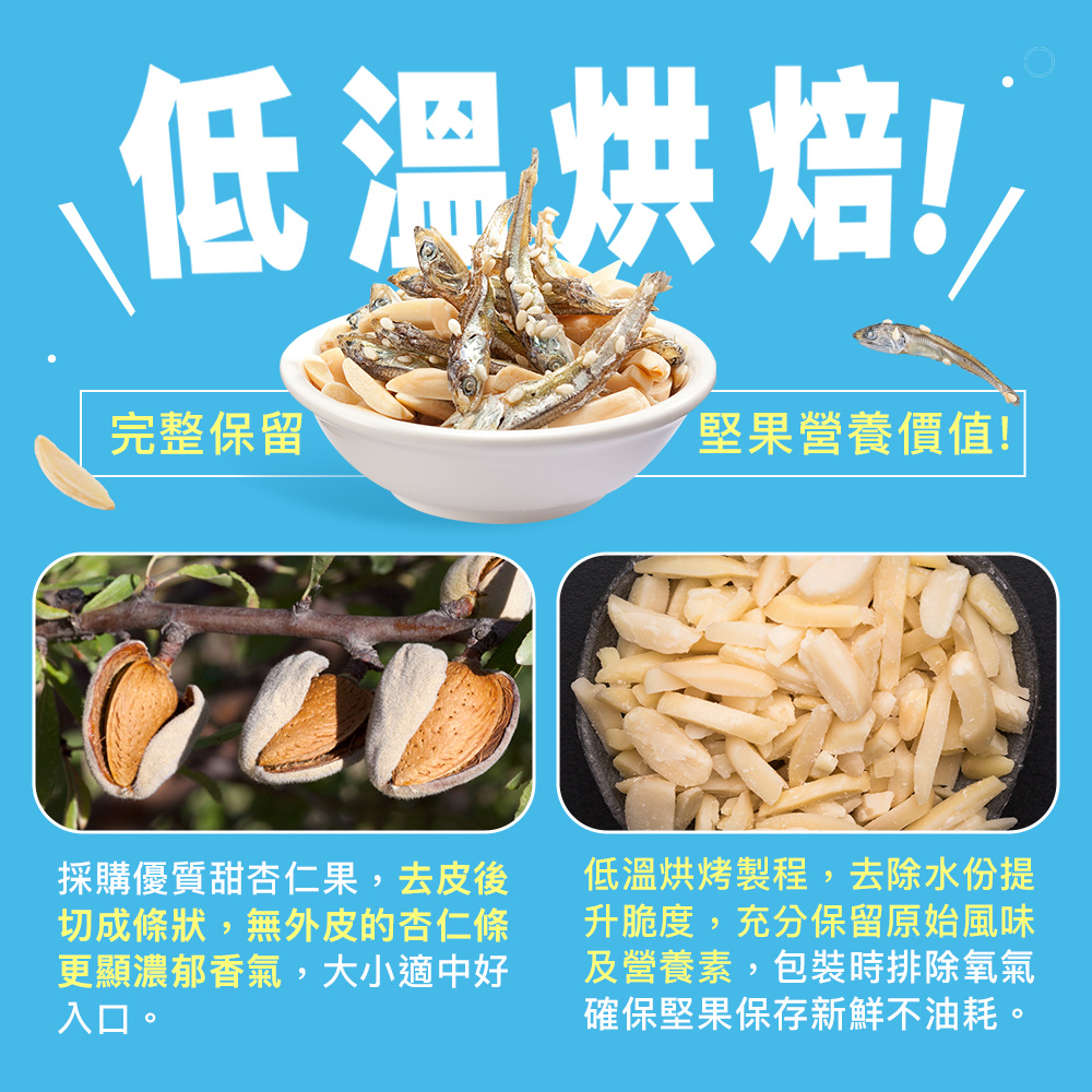 萬歲牌-海苔杏仁小魚隨手包(5包入),海苔杏仁,海苔小魚,萬歲牌小魚,小魚乾,小魚