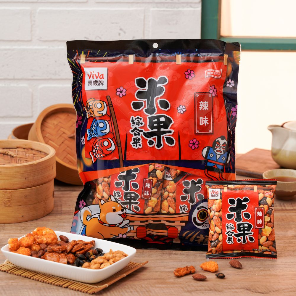 【買1送1】萬歲牌-米果綜合果辣味(20gX9包),★期間限定★買1送1,U52180002,【買1送1】萬歲牌-米果綜合果辣味(20gX9包),有效期限,非素食