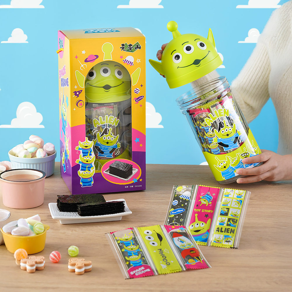 元本山-三眼怪味付海苔罐禮盒(36束入),★健康海苔★可愛必蒐集!,U53090006,元本山-三眼怪味付海苔罐禮盒(36束入),有效期限,全素