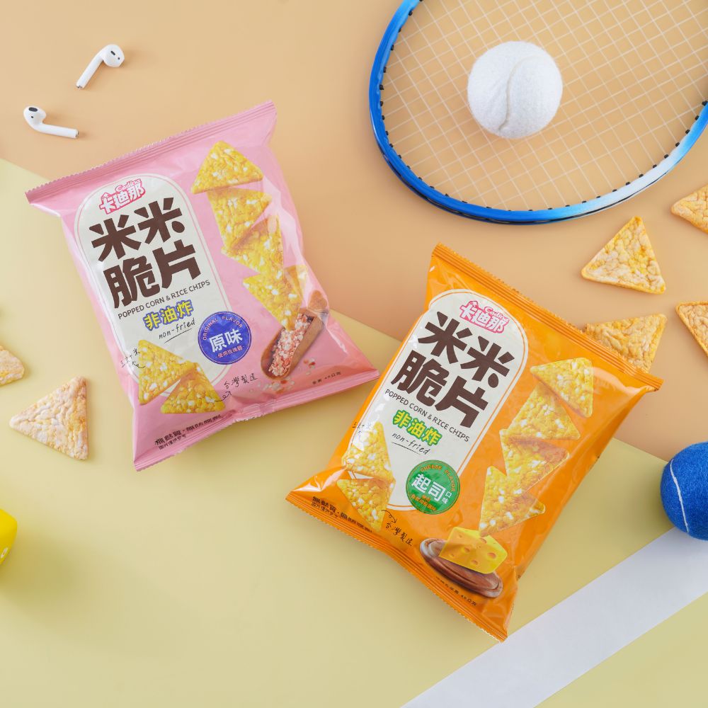 【12包組】卡廸那-米米脆片原味(45gX12包),★非油炸★雙重鬆脆口感,C52860005,【12包組】卡廸那-米米脆片原味(45gX12包),有效期限,全素