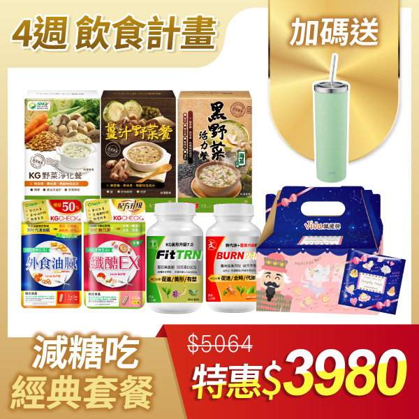 （預購）【經濟組】4週減糖計畫
