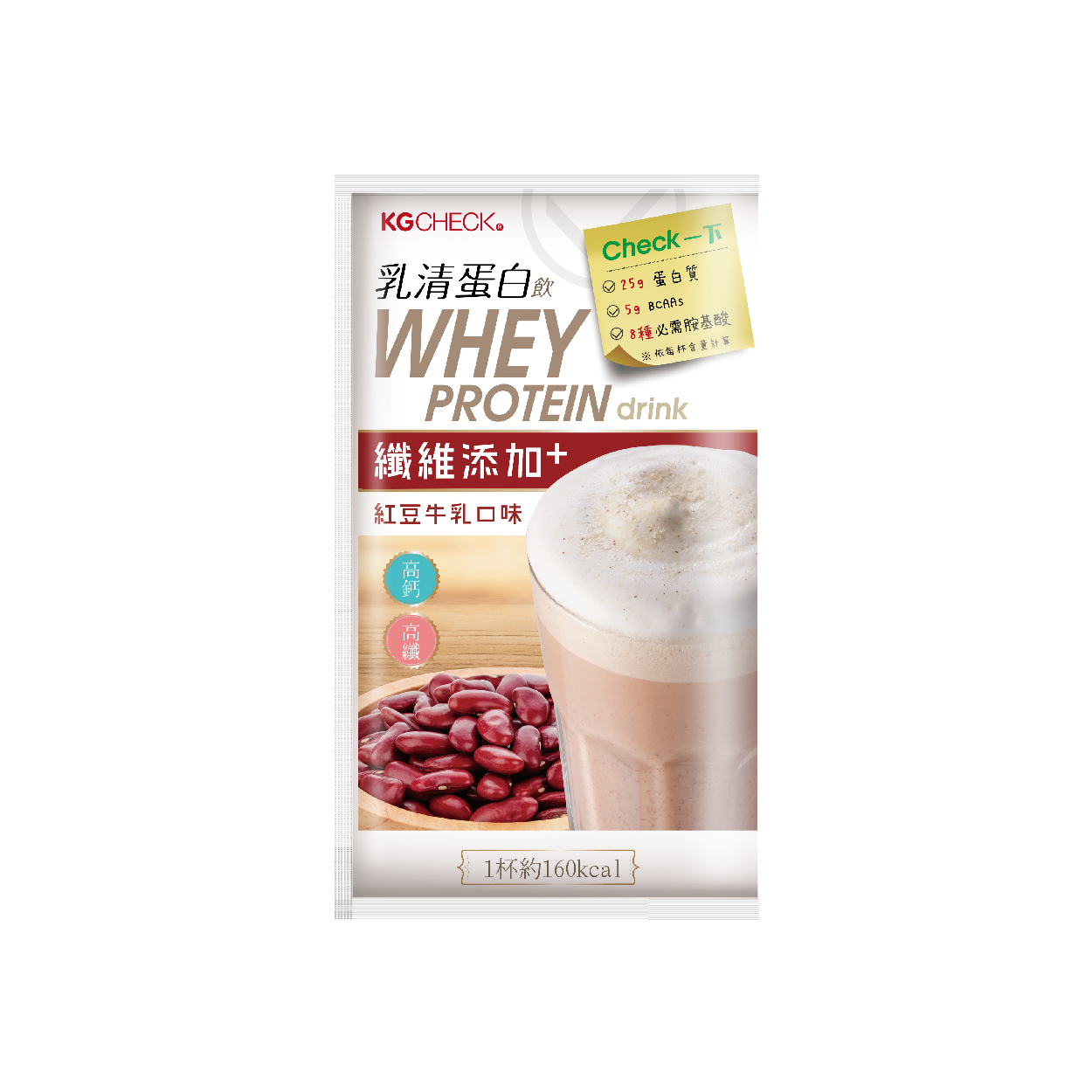 乳清蛋白飲-紅豆牛乳口味(43g)