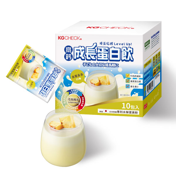 高鈣成長蛋白飲-水果多多口味(34gx10包)