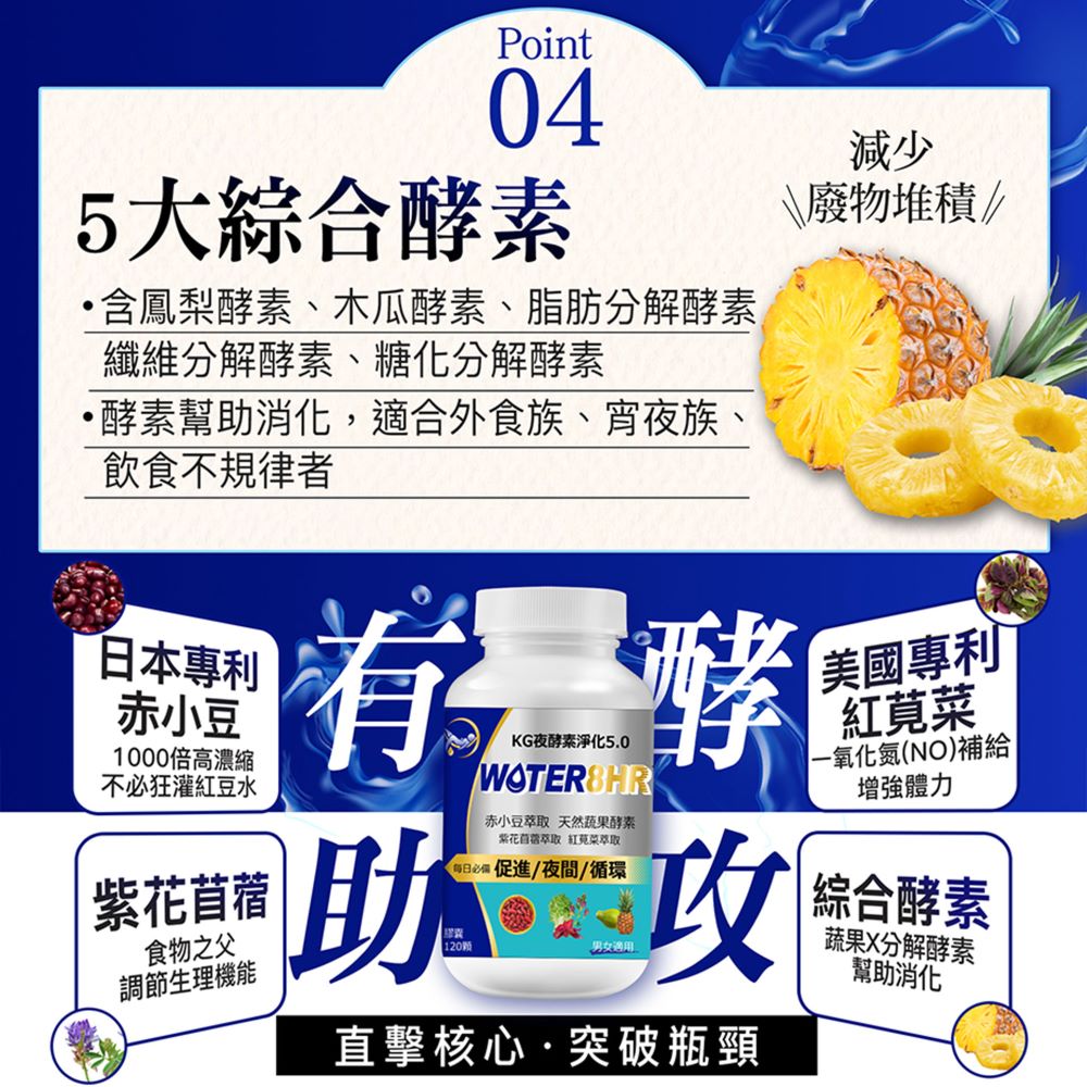 EX夜酵素淨化(120顆)